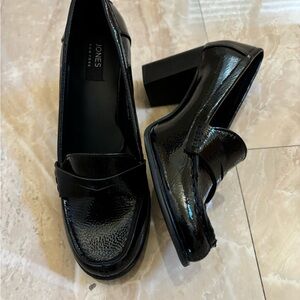 Jones of New York versatile, Black Patent Leather Women's Loafers